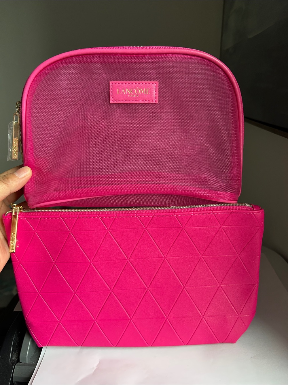 2/$10 Lancôme cosmetic bags